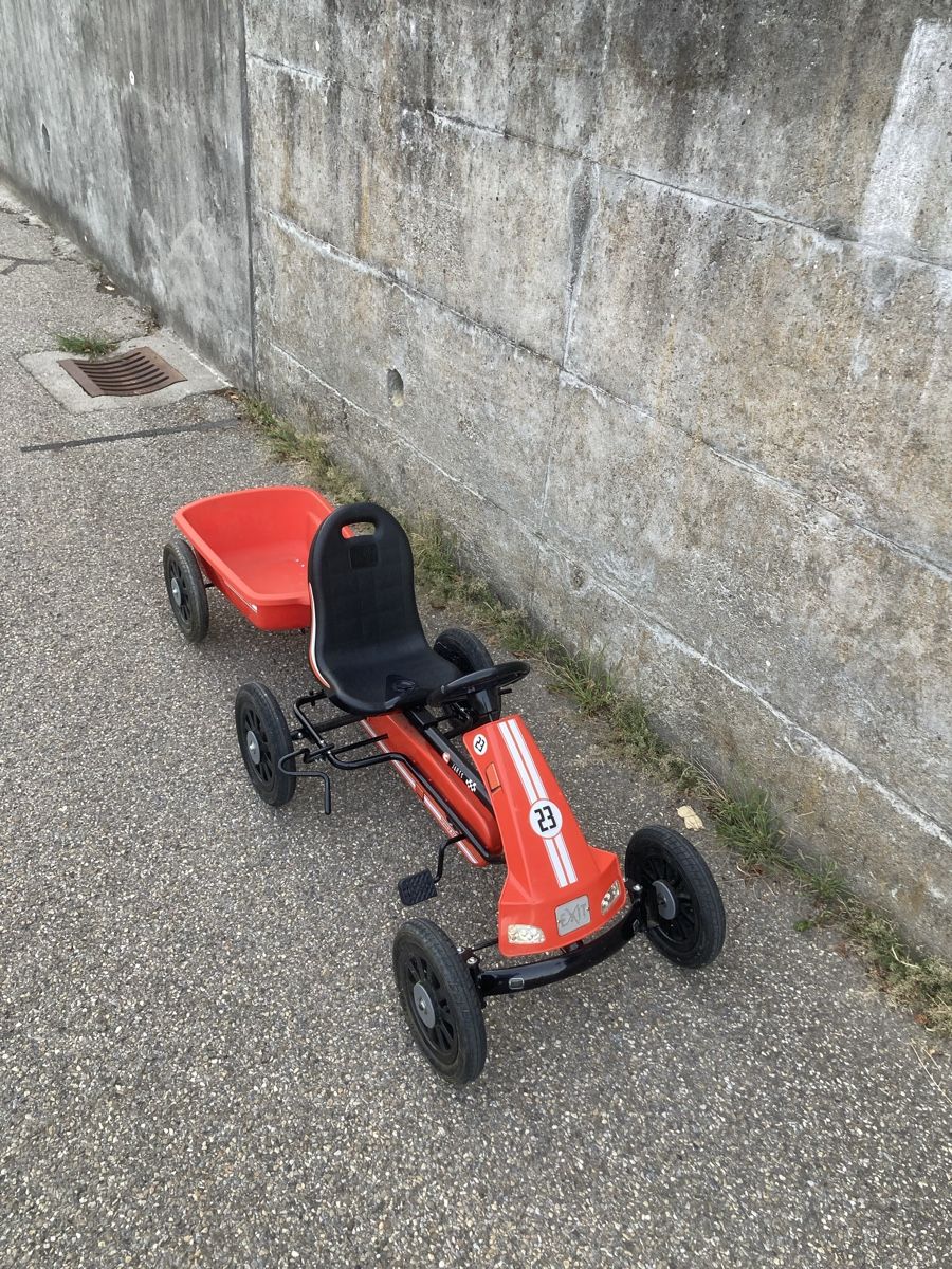 Fahrzeuge für Kinder: Go-Kart mit Anhänger – Gebraucht aus Aegerten von leiserp 3