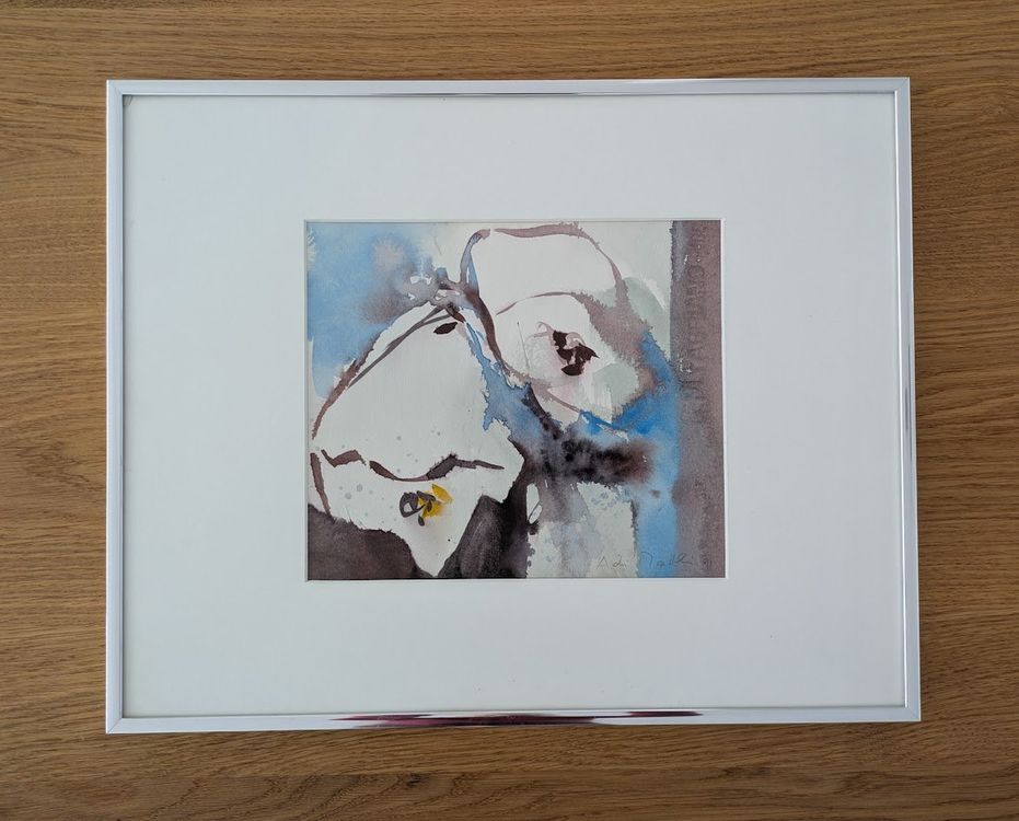 Dipinti: Adi Mattli - Nach dem Frühlingsregen - Aquarell – Usato da Schliern b. Köniz venduto da morphy55