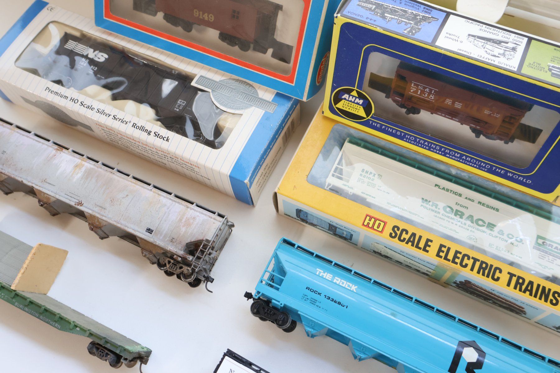 Modellini di ferrovie: Bachmann & Co - 8 x US Güterwagen Set - H0 – Usato da Winterthur venduto da Monstera 5