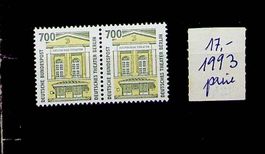 ALLEMAGNE RFA PAIRE DE TIMBRES NEUFS 1993. / T647