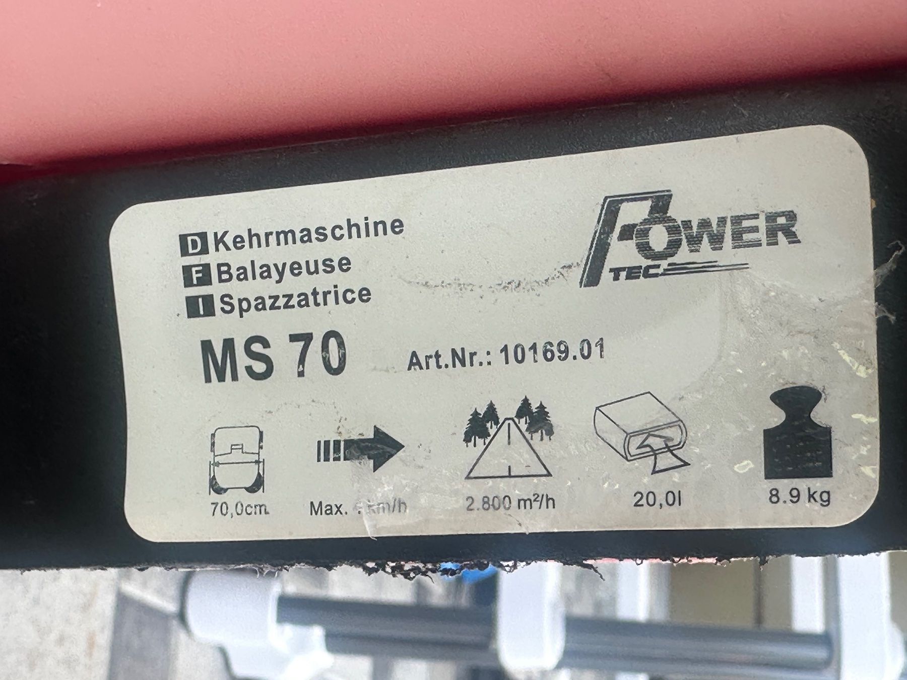 Autres appareils de nettoyage: Kehrmaschine POWER Tec MS 70 – D'occasion à Schöftland par lazer04 3