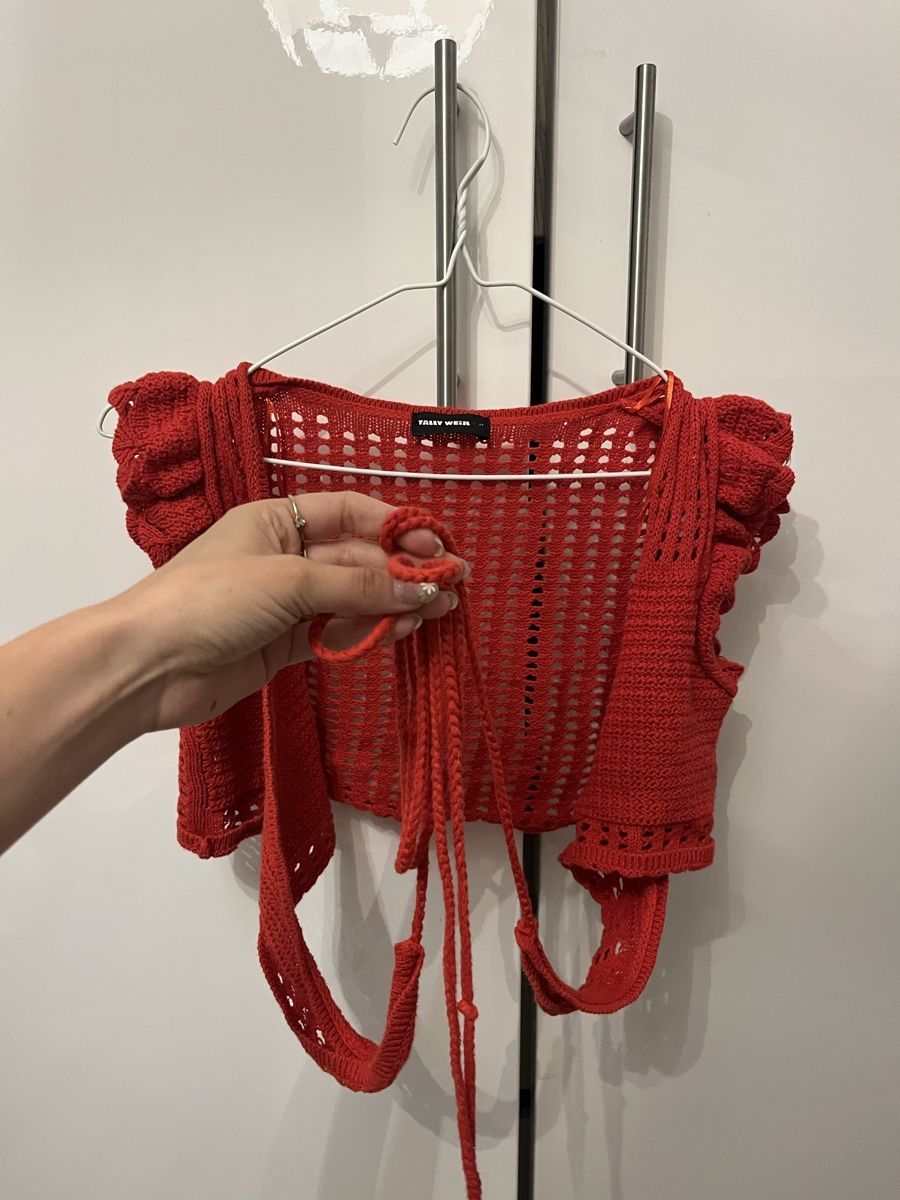 Tally Weijl Top: Haut en crochet taille M – Nuovo (secondo la descrizione) da Aigle venduto da sow_m7gm 8