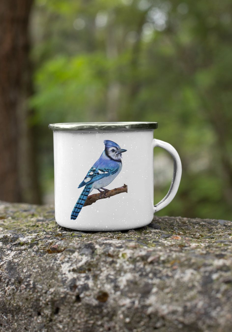 Tazze: Vogel Email Tasse Tee Kaffee  NEU – Nuovo e nell'imballaggio originale da Balsthal venduto da tudorf