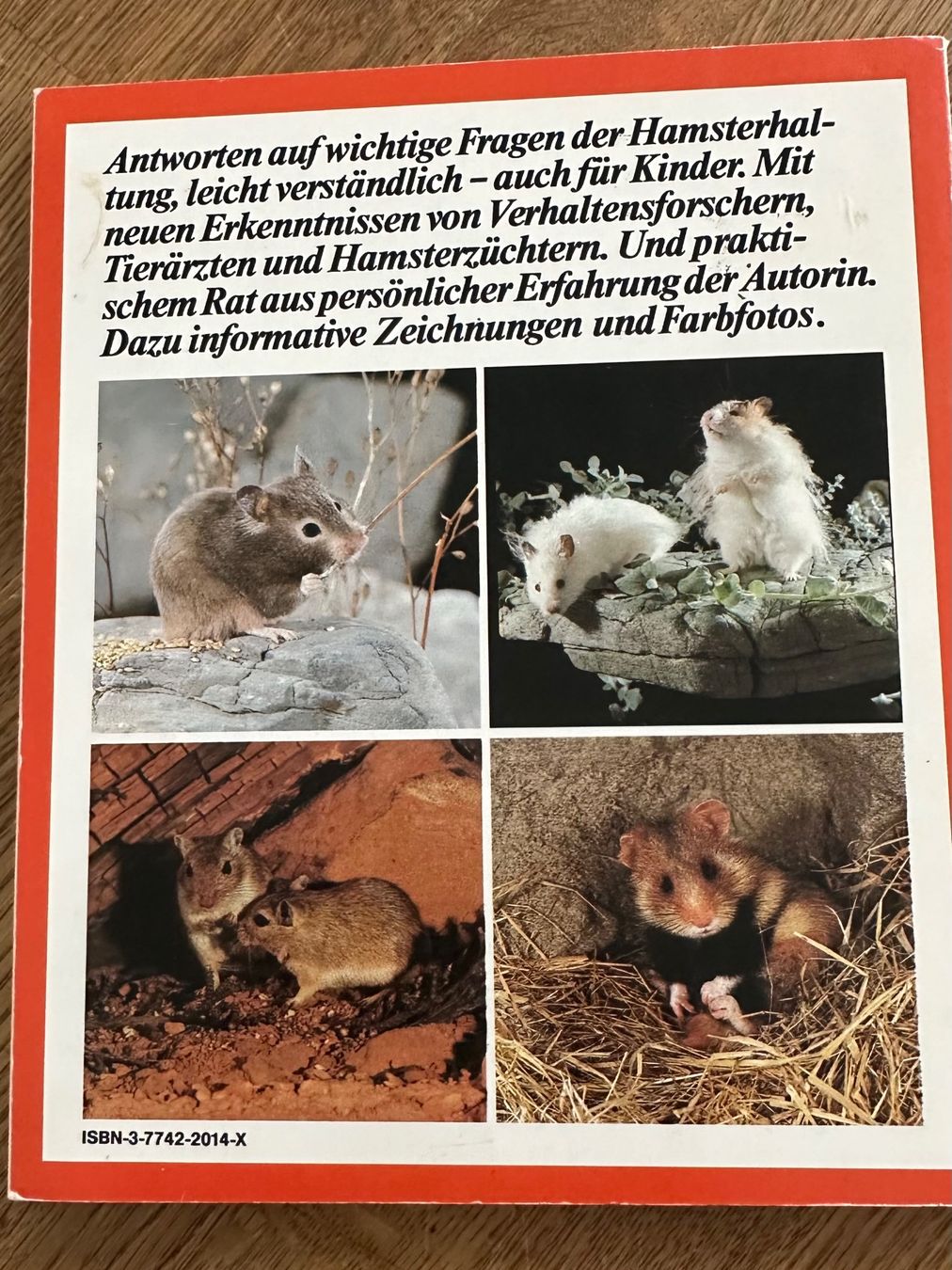 Libri: Hamster-Ratgeber von Helga Fritzsche, Top Zustand! – Usato da Krauchthal venduto da Kiddy32 2