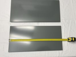 2x USM Haller Tablar 50x25 cm – Mittelgrau