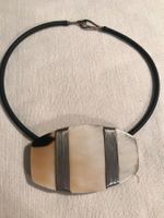 Halskette aus Horn und echt Silber