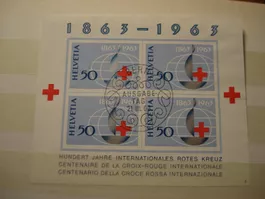 Block Rotkreuzmarke 1963, ET-o