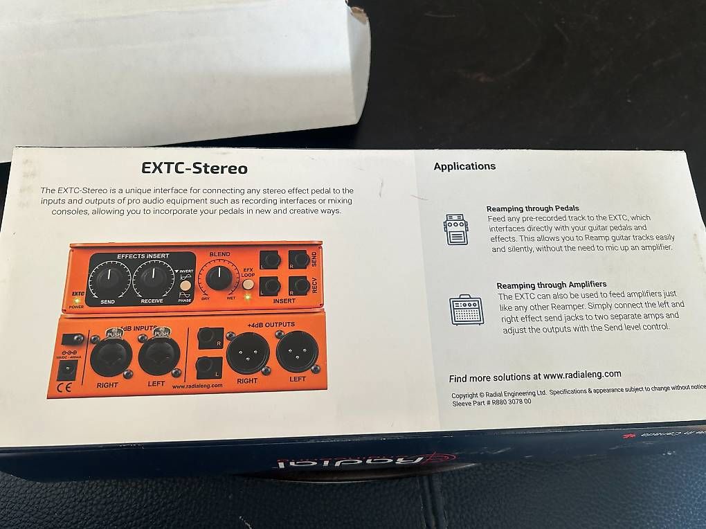 Musikinstrumente: Radial EXTC Stereo Effekte Interface Reamper – Gebraucht aus Bern von lor_s9hx 3