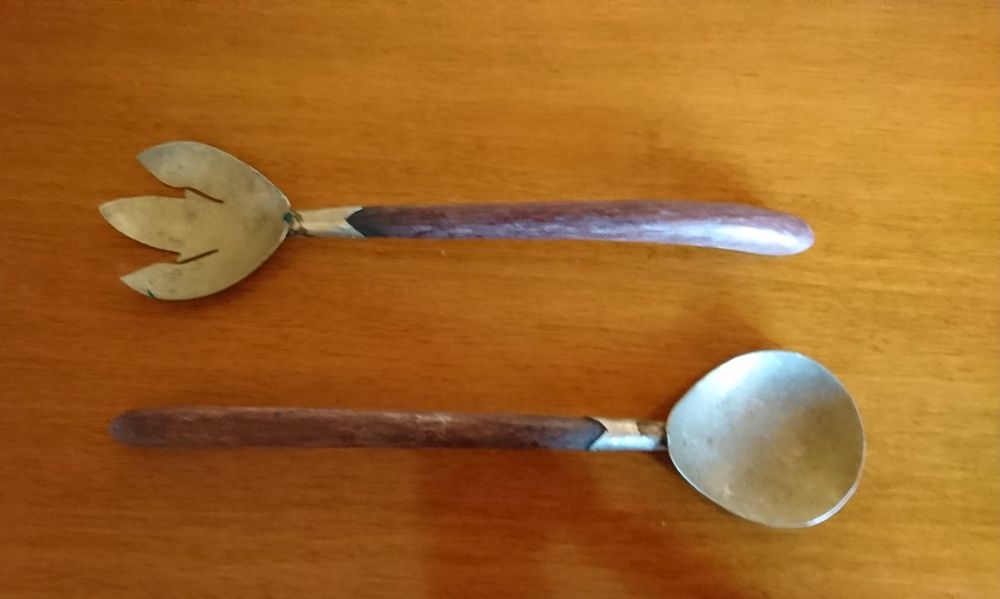 Service à Salade Ancien En Argent - Modèle V215