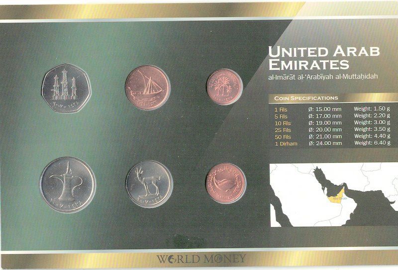 Alle Münzen: Münzsatz - UNITED ARAB ENIRATES, stgl. – Neu und originalverpackt aus Bonstetten von Pinguin75 1