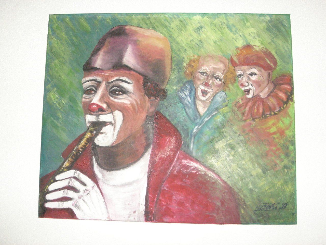 Foto & Immagini: Bild mit Clowns Grösse 60x50cm – Usato da Büren an der Aare venduto da Strahler0 2