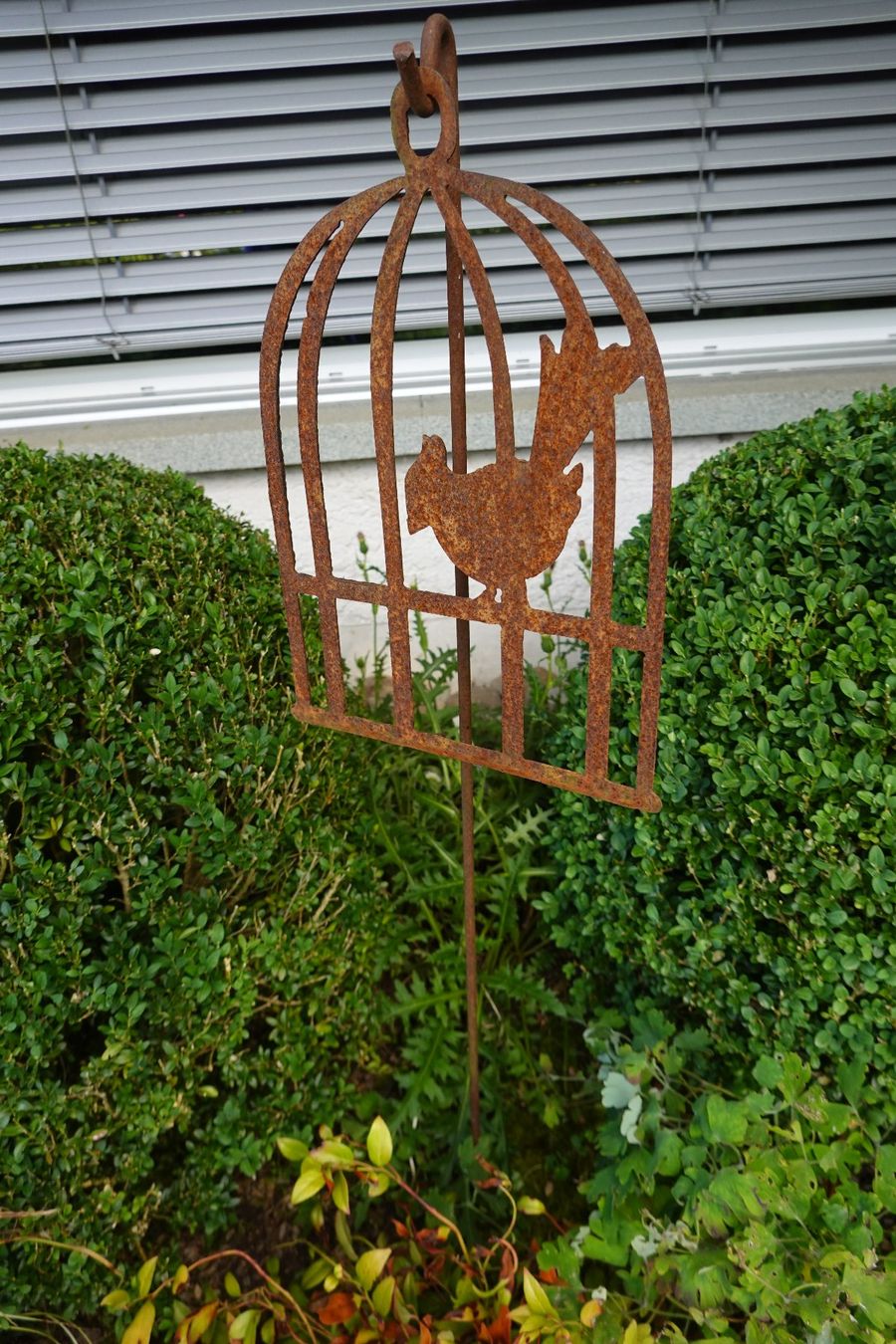 Alle Dekorationen: Rost: Vogelkäfig Gartendeko mit Vogel Stecker Neu – Neu (gemäss Beschreibung) aus Jona von simongarden 7