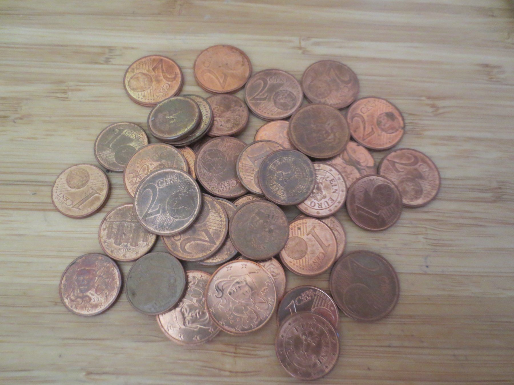 Toutes les monnaies: A Lott 2 + 1 Euro Cent – D'occasion à Weier im Emmental par waefler03 3