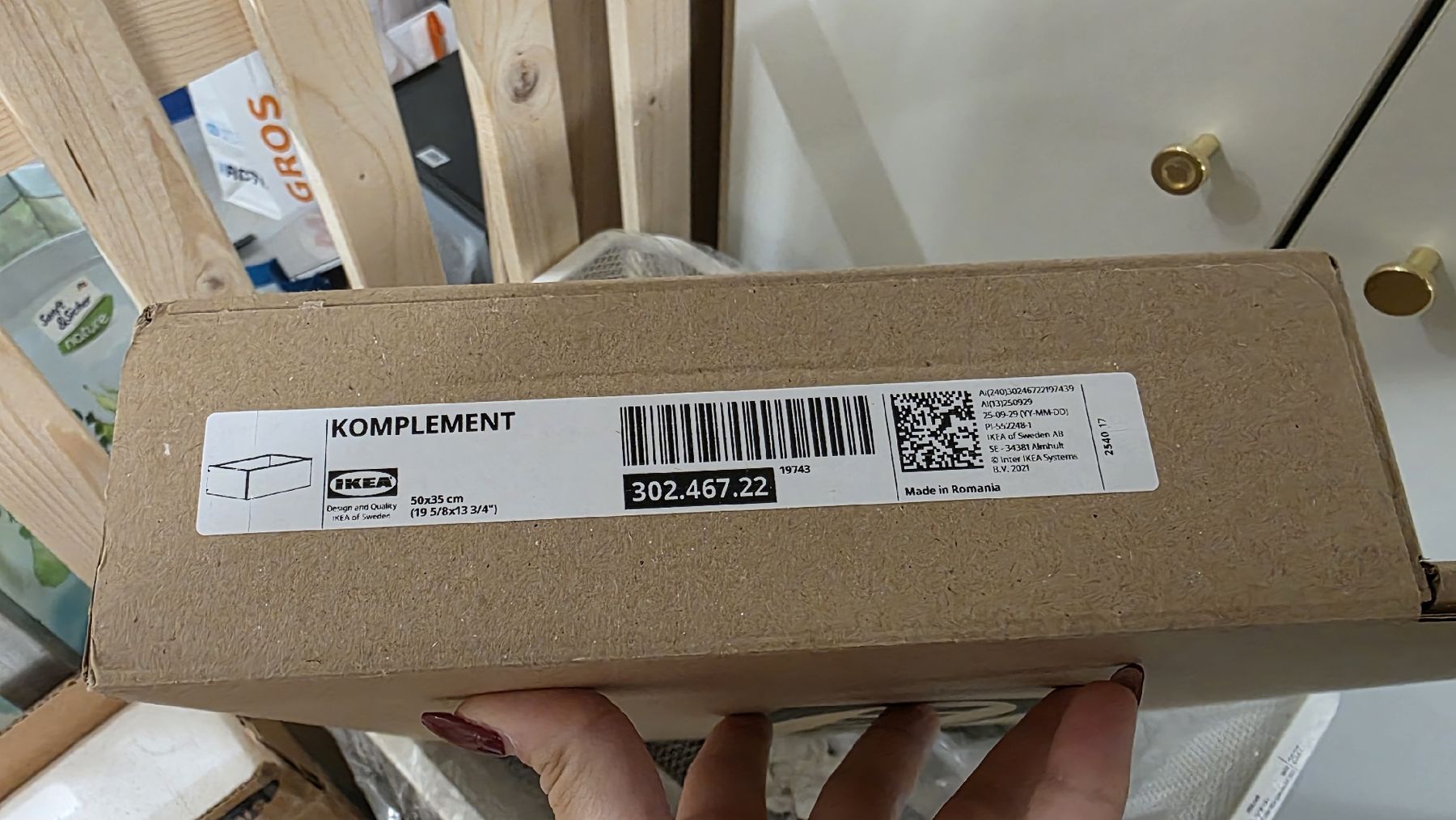 Armadi: Ikea Komplement Schublade 50x58cm, Weiss, neu, 1 Stk. – Nuovo e nell'imballaggio originale da Zürich venduto da _Meli