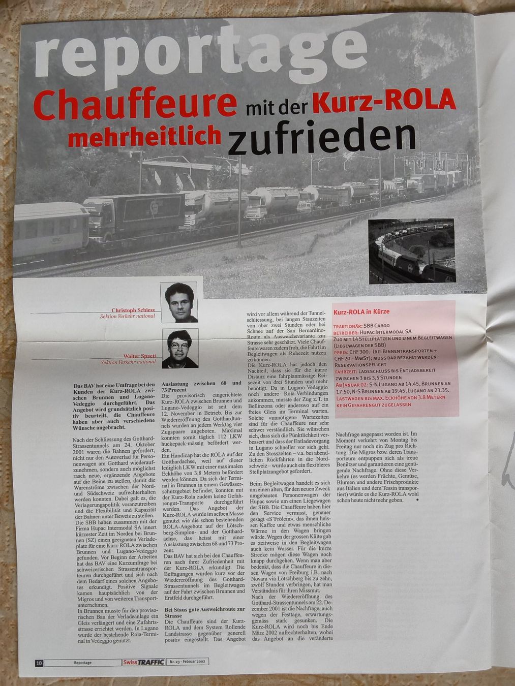Zeitschriften & Magazine: SBB 100 Jahre Feb 2002 – Gebraucht aus Hallau von histoiremerveilleuse 2