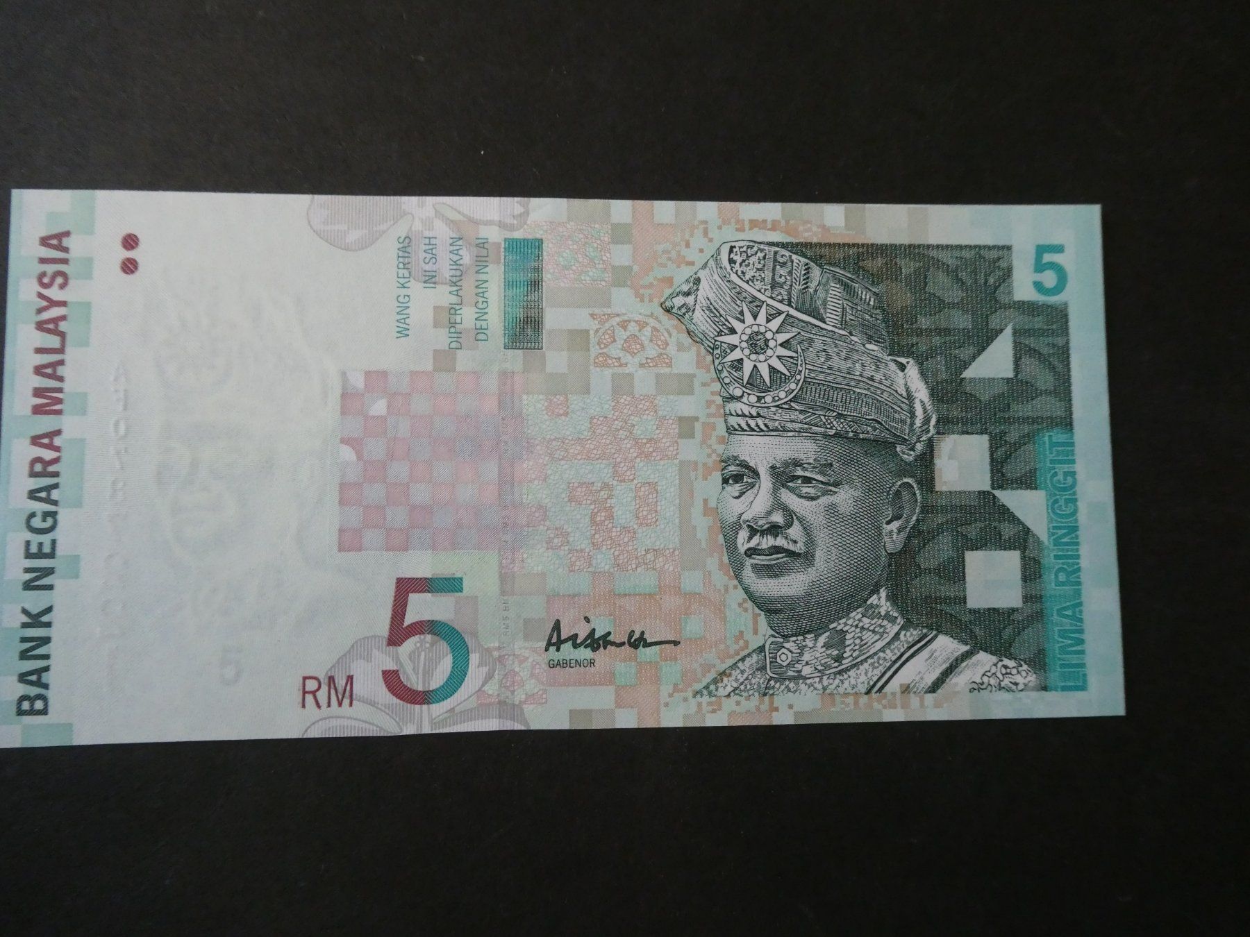 Banconote: Malaysia,  5 Ringgit   ungefaltet – Nuovo (secondo la descrizione) da Hinterforst venduto da rohusri