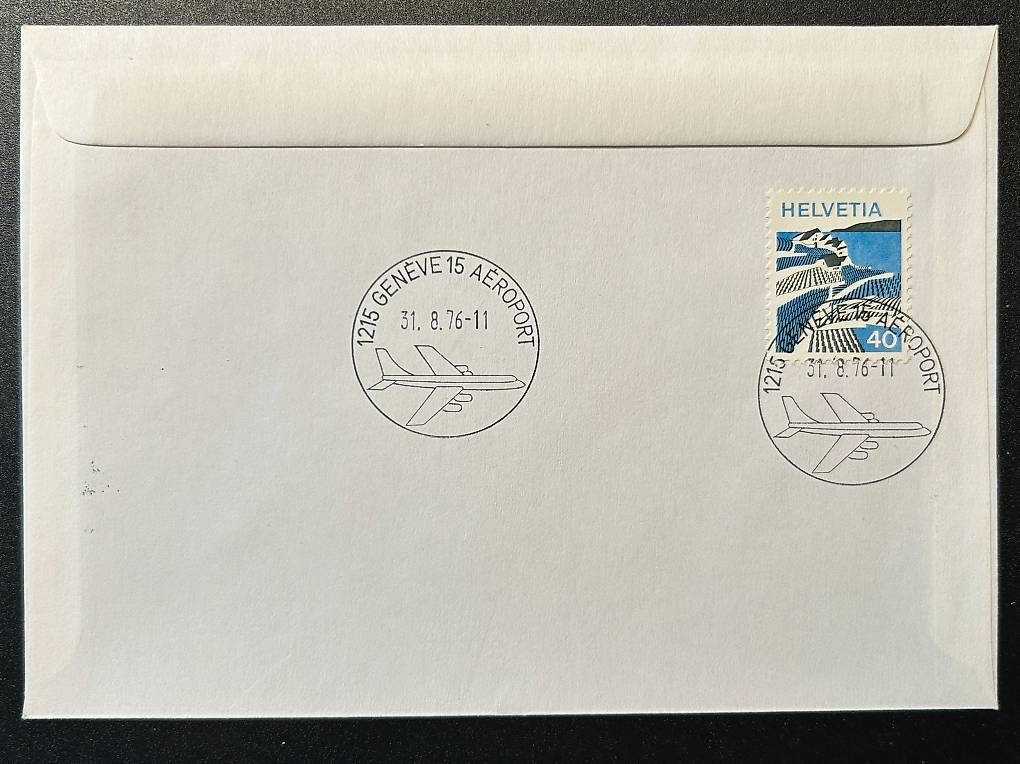 Alle Briefmarken: Lettre Concorde 1er vol Paris-Genève – Gebraucht aus Ecublens von achille1954 1
