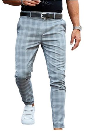 NEUE Herren Casual Hose mittelblau Gr. L - 222792