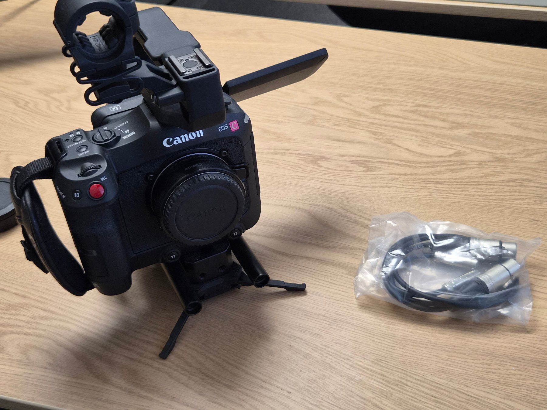 Canon Videocamere: Canon EOS C70 Cinema Kamera | mit V-Mount Rig – Usato da Wallisellen venduto da Blackstone0820 8