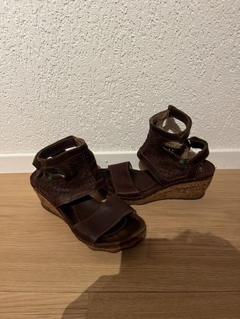 El Naturalista Absatz Schuhe Leder Gr 40