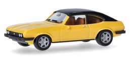 Herpa 420570-002 1:87 Ford Capri II Vinyldach, daytonagelb