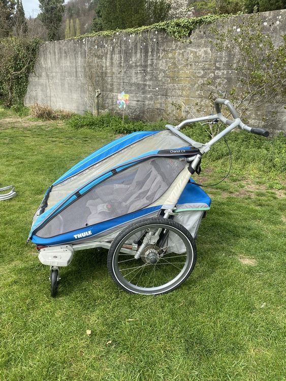 Thule Bremszug CX2 (2013) Für Chariot CX 2 – Original Ersatzteil, Passt Für Zweisitzer, Schwarz, Inkl. Eingekreister Teile