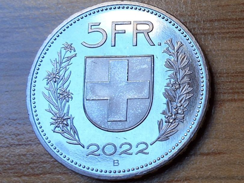 Tutti le monete: 5 Franken 2022 - unzirkuliert! – Usato da Münchenstein venduto da purbach1 8
