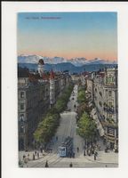 AK 1918 Zürich Bahnhofstrasse mit Tram