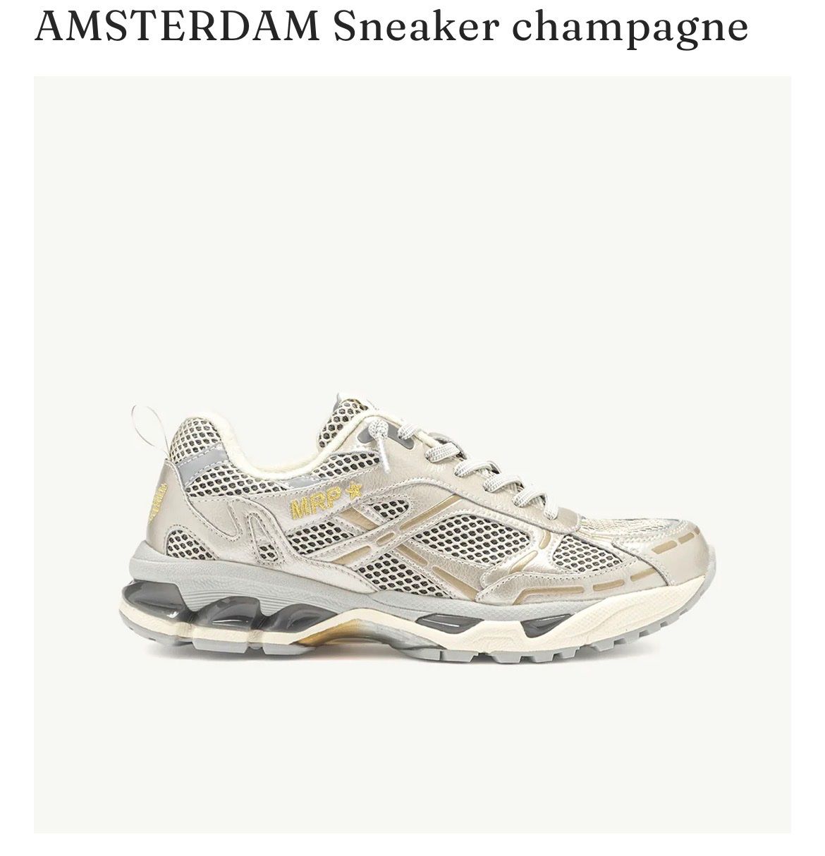 Damenschuhe: MRP Amsterdam sneaker champagne 39 – Gebraucht aus Winterthur von madame05 1