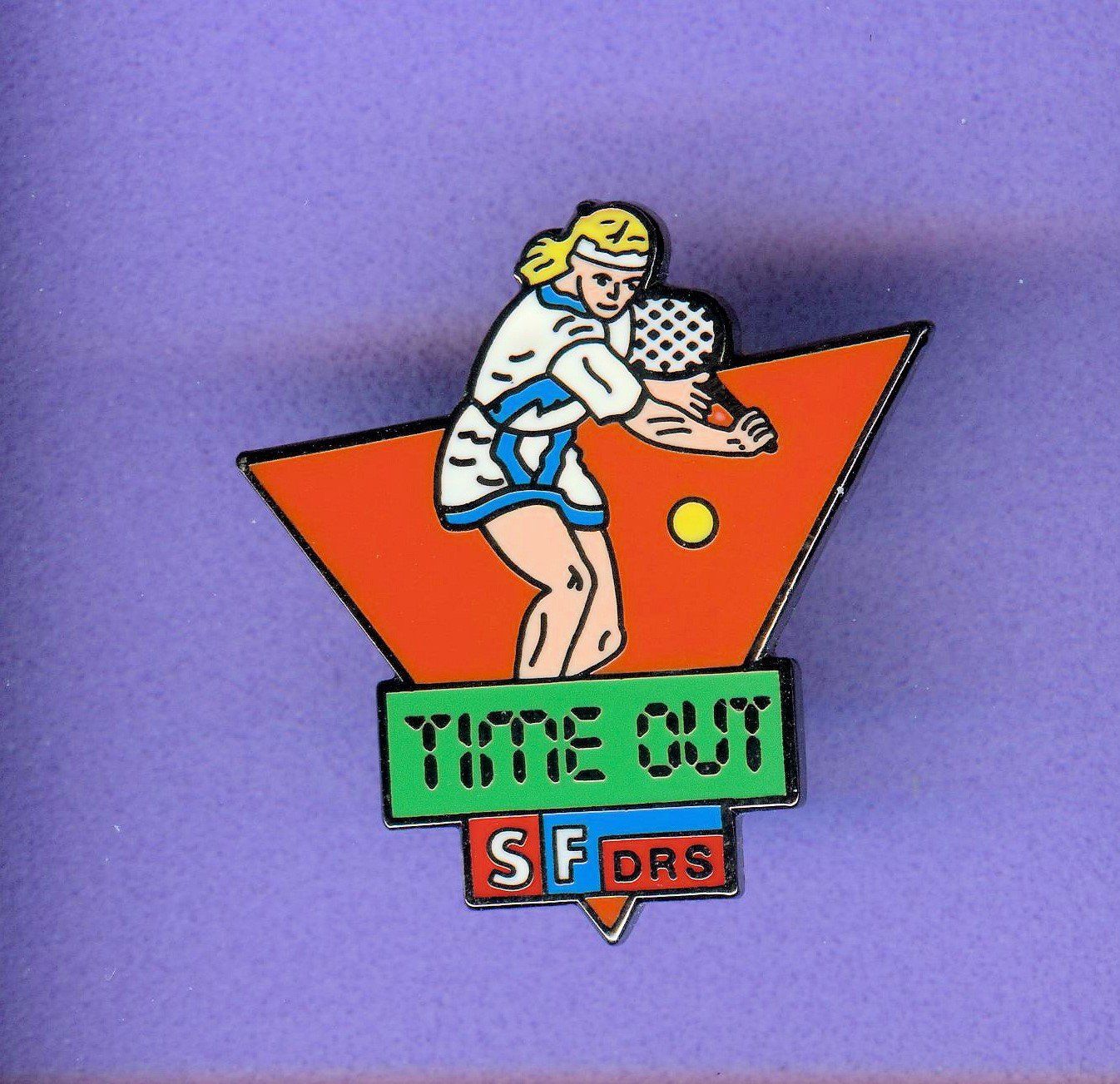 Placchette & Badge: SF DRS  TIME OUT  Tennis – Usato da Winterthur venduto da Sammleroase