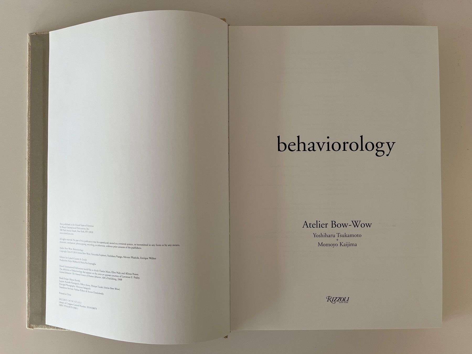 Libri: Atelier Bow-Wow - behaviorology – Usato da zürich venduto da Cf8000 3
