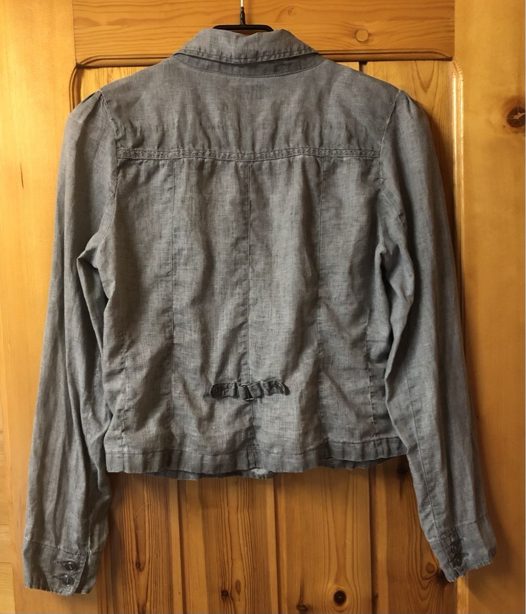 Nile Jacken: NILE-Jacke, Gr.L, jeansblau, Leinen – Gebraucht aus Mühlebach (Goms) von chr_q6d8 2