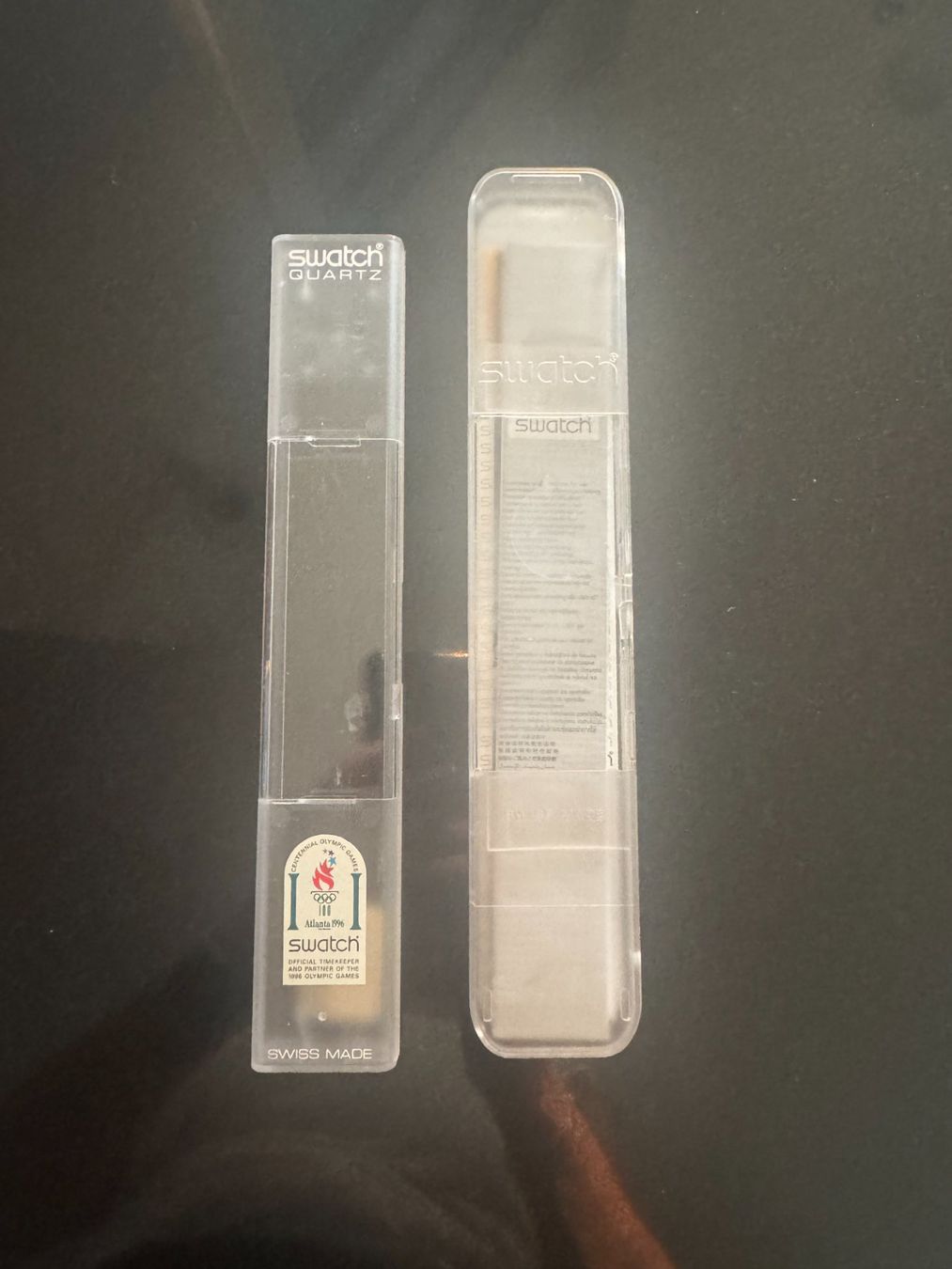 Swatch Uhren: 2 Stk. Swatch Uhren Box – Gebraucht aus Bonstetten von VCLS