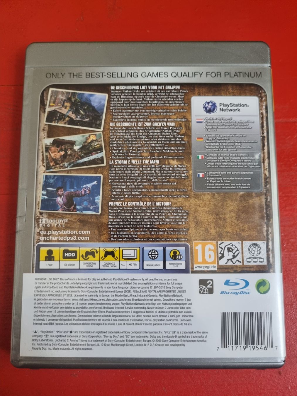 Sony Giochi: Uncharted 2 Among Thieves Platinum PlayStation 3 – Usato da Pollegio venduto da Isaiaaaa96 1
