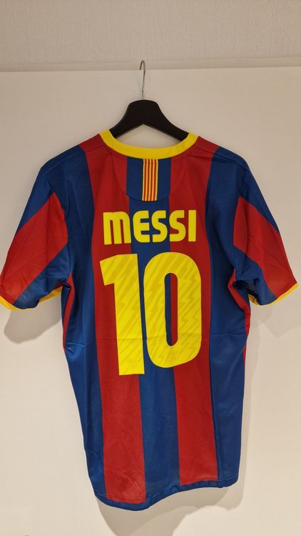 RARE LIONEL MESSI MALLOT Signé FCB UNICEF BARCELONE MAILLOT ENFANT