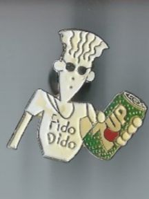 Plaketten & Abzeichen: Fido Dido mit 7Up Dose - Kult! Pin – Gebraucht aus Zürich von t24_de