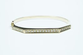Armreif 18k Gelbgold mit Diamanten
