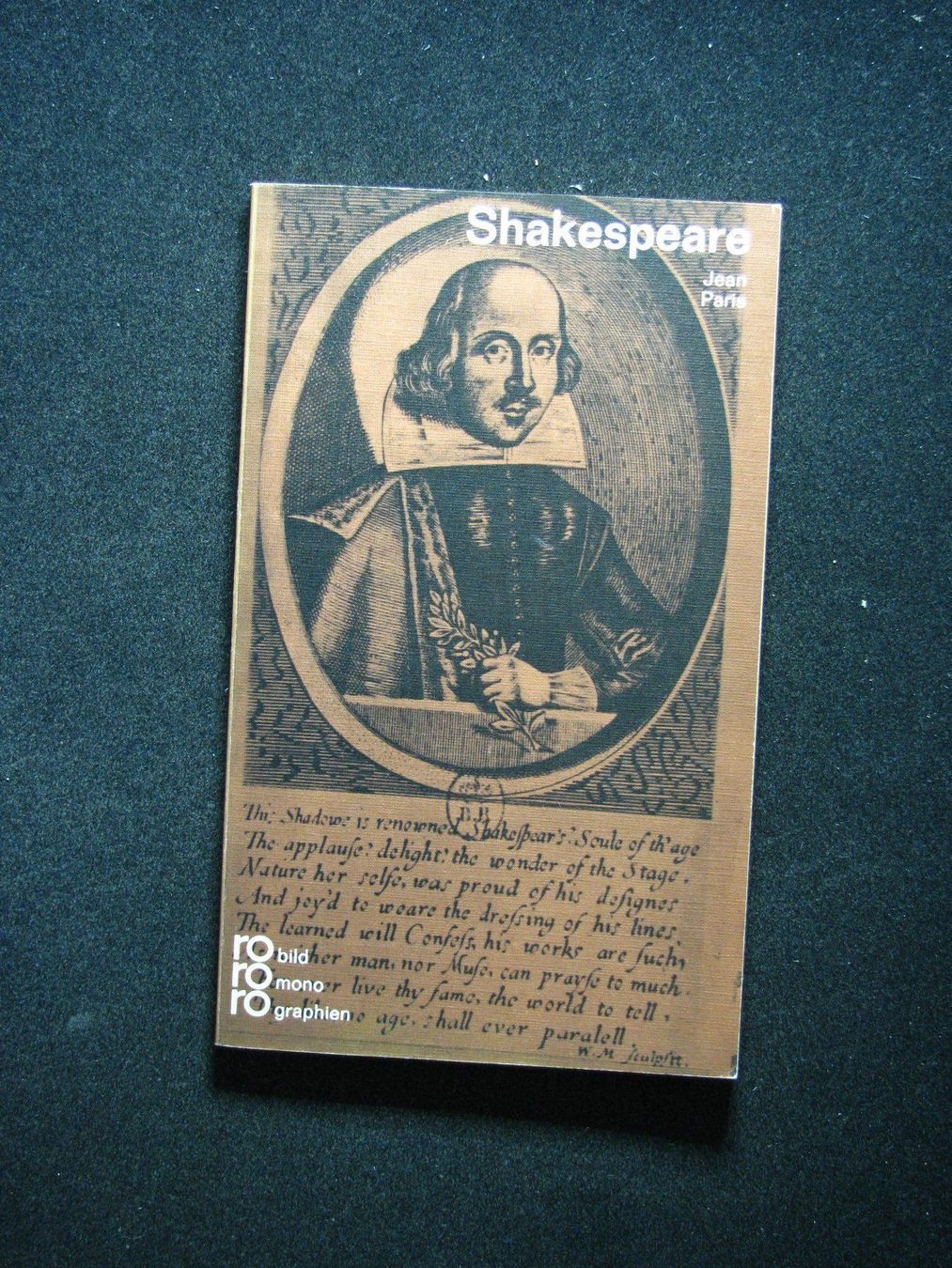 Libri: Jean Paris   Shakespeare – Usato da Reitnau venduto da Zaomir