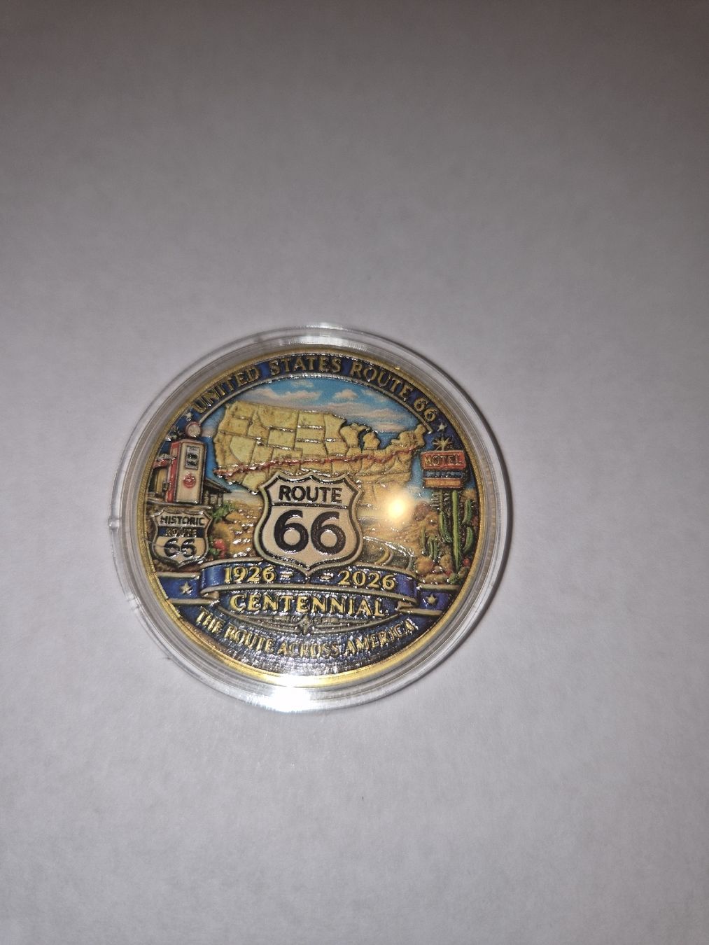 Tutti le monete: Pièce commémorative 100 ans route 66 – Nuovo (secondo la descrizione) da Senèdes venduto da hen_fw8b 1