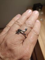 bague serpent isha en argent 