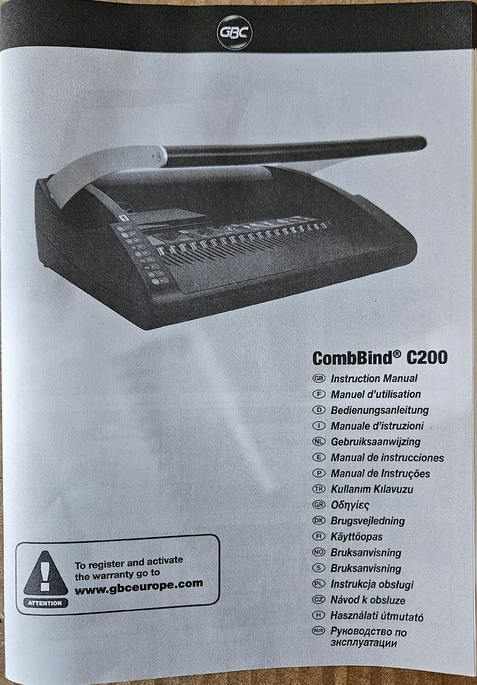Bindegeräte: GBC CombBind 200 Bindemaschine, nie gebraucht, Top! – Neu (gemäss Beschreibung) aus Oberburg von znas 1