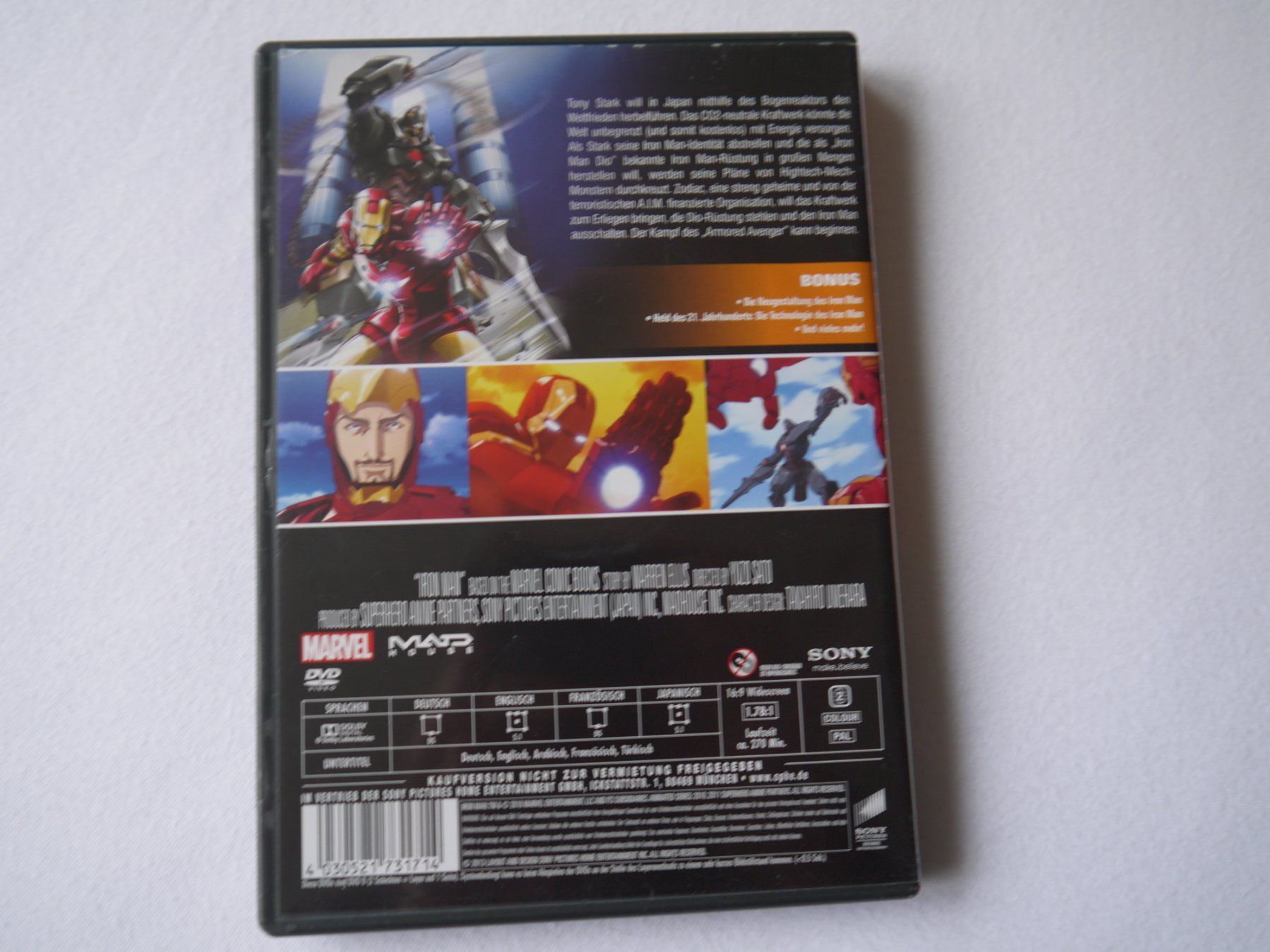 Tutti i DVDs: IRON MAN-Die Komplette Serie – Usato da Hagendorn venduto da Blaf 1