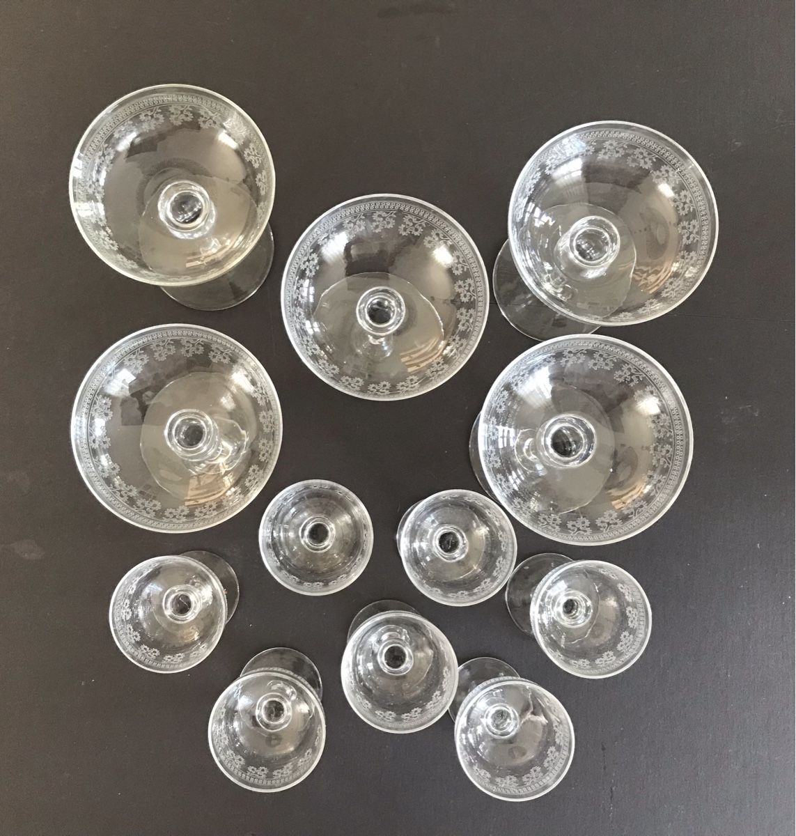 Baccarat Bicchieri: Verrerie Baccarat modèle Pompadour – Usato da Penthaz venduto da Petrus45 1
