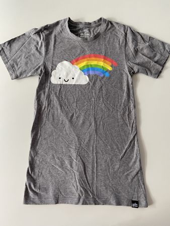 Whistle & Flute T-Shirt Regenbogen XS grau