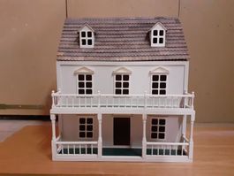❤ Dollhouse Puppenhaus aus Holz mit Zubehör Amerikanisch 👀