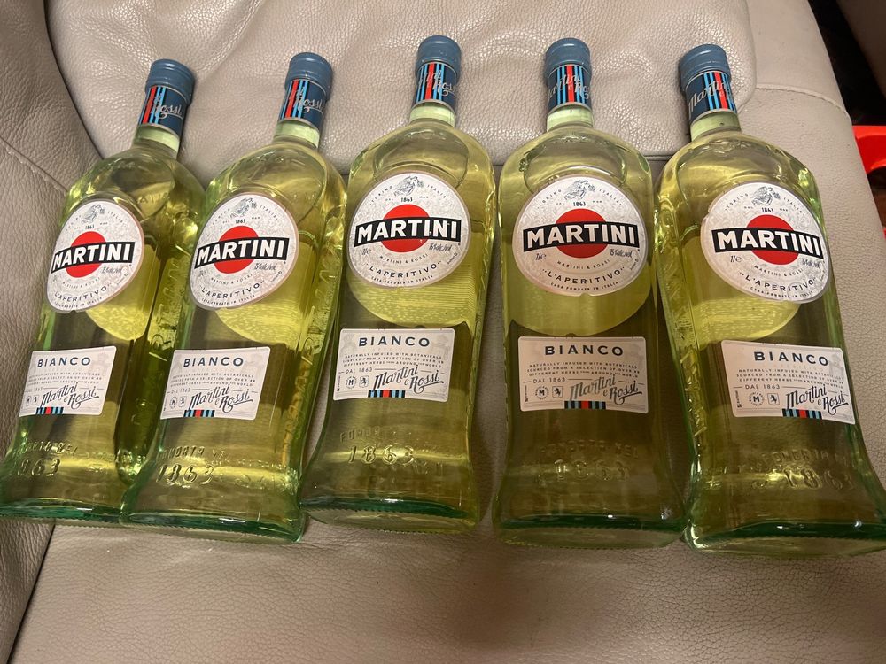 5 Flaschen a 1 Liter Martini Bianco L‘Aperitivo (Q) Kaufen auf Ricardo