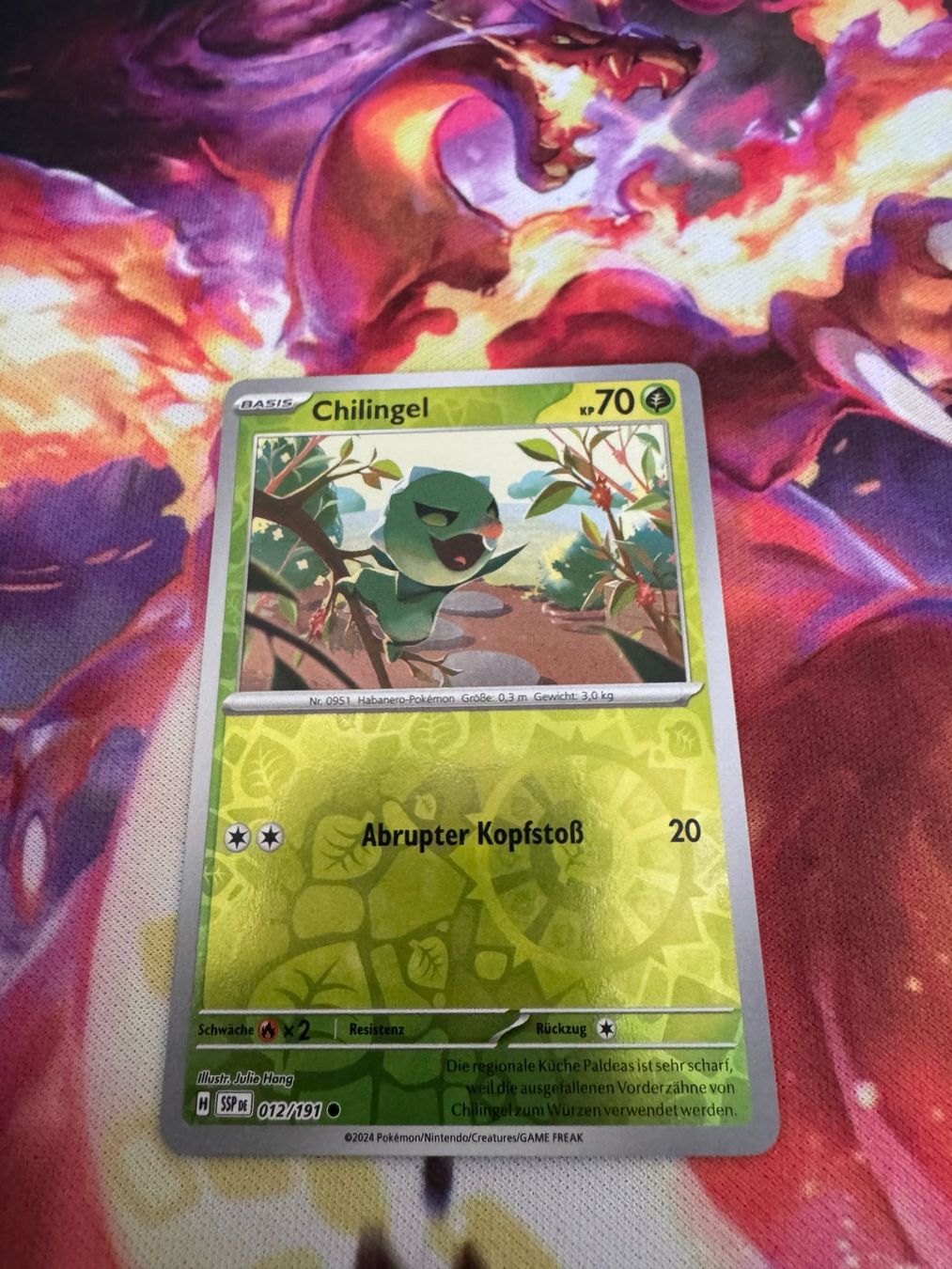 Pokémon Carte collezionabili: Chilingel (SSP 012) / Reverse Holo / Stürmische Funken – Nuovo (secondo la descrizione) da Bülach venduto da CherryBlu