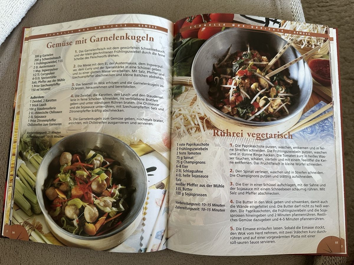 Ikea Padelle: Wok Pfanne mit Kochbuch – Nuovo (secondo la descrizione) da Zufikon venduto da tam_gfx6 6