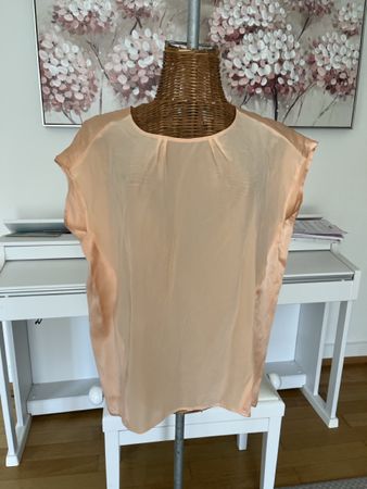 Seiden-Bluse Gerard Darel, Pfirsich, ca. 38