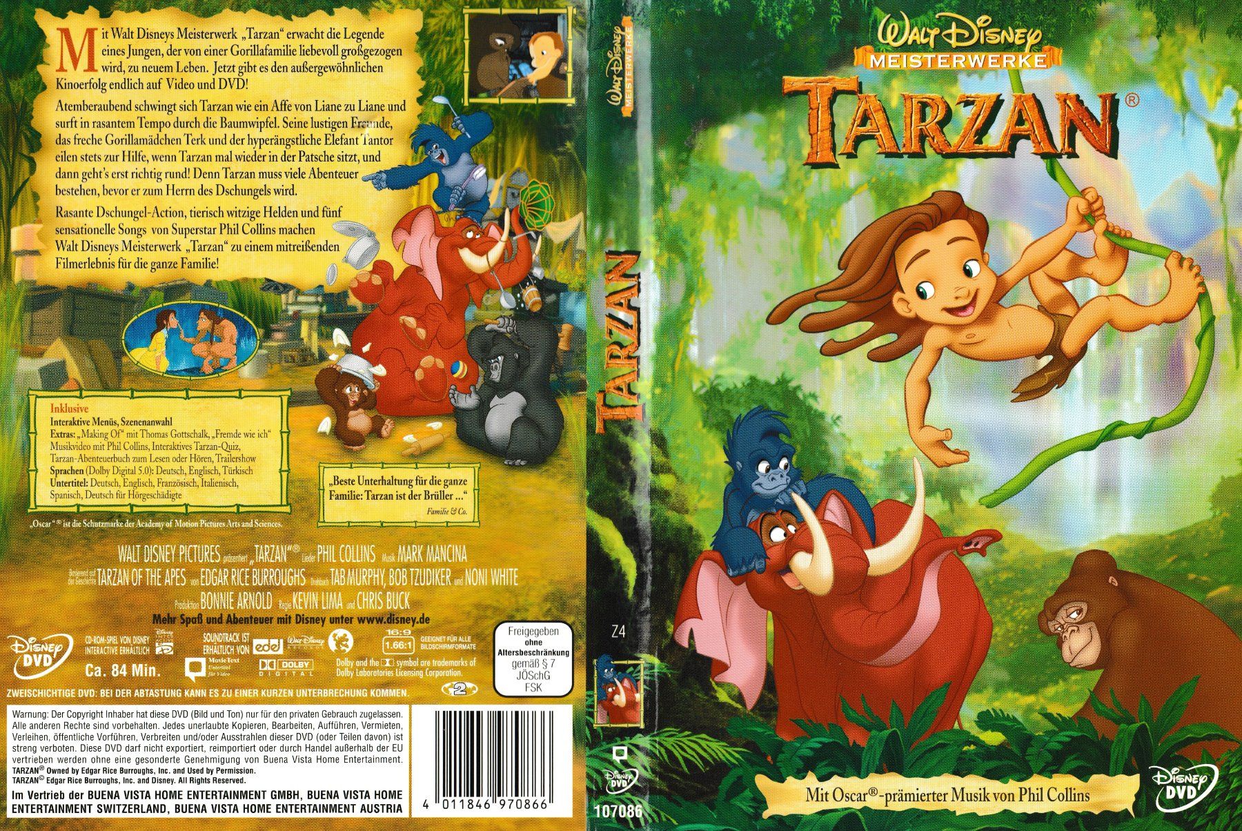 Tutti i DVDs: DVD - Tarzan – Usato da Langnau am Albis venduto da MediaRescuerKeLoX